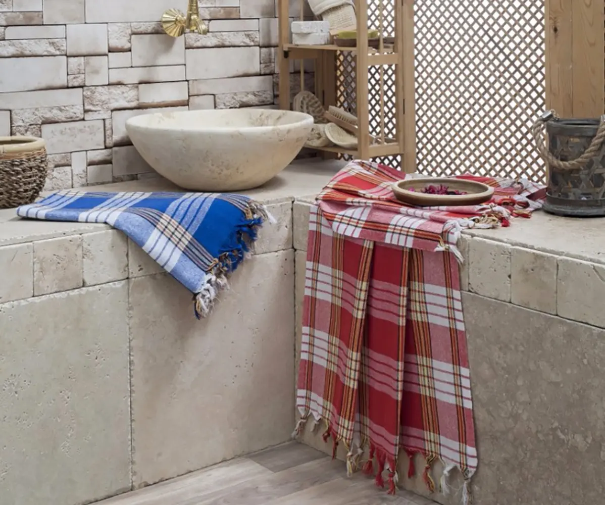Пештемаль с Бахромой 80x170 см Klasik PEŞTEMAL - Gozde Пештемаль с Бахромой 80x170 см Klasik PEŞTEMAL - Gozde