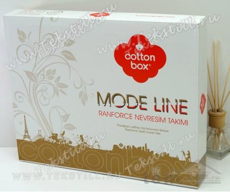 Комплект Постельного Белья 1 сп. Ранфорс MODE LINE Megan Bej - cotton box