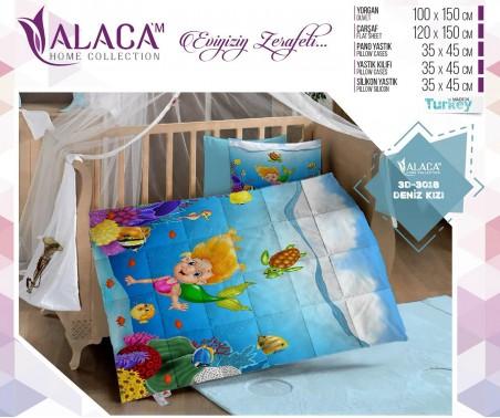 Детский Комплект Постельного Белья с Одеялом 3D - ALACA