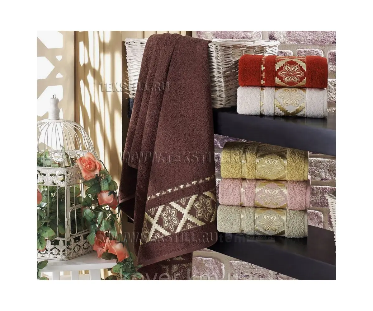 Махровые Банные Полотенца 70x140 см. 6 шт/уп. Cotton PURRY Махровые Банные Полотенца 70x140 см. 6 шт/уп. Cotton PURRY