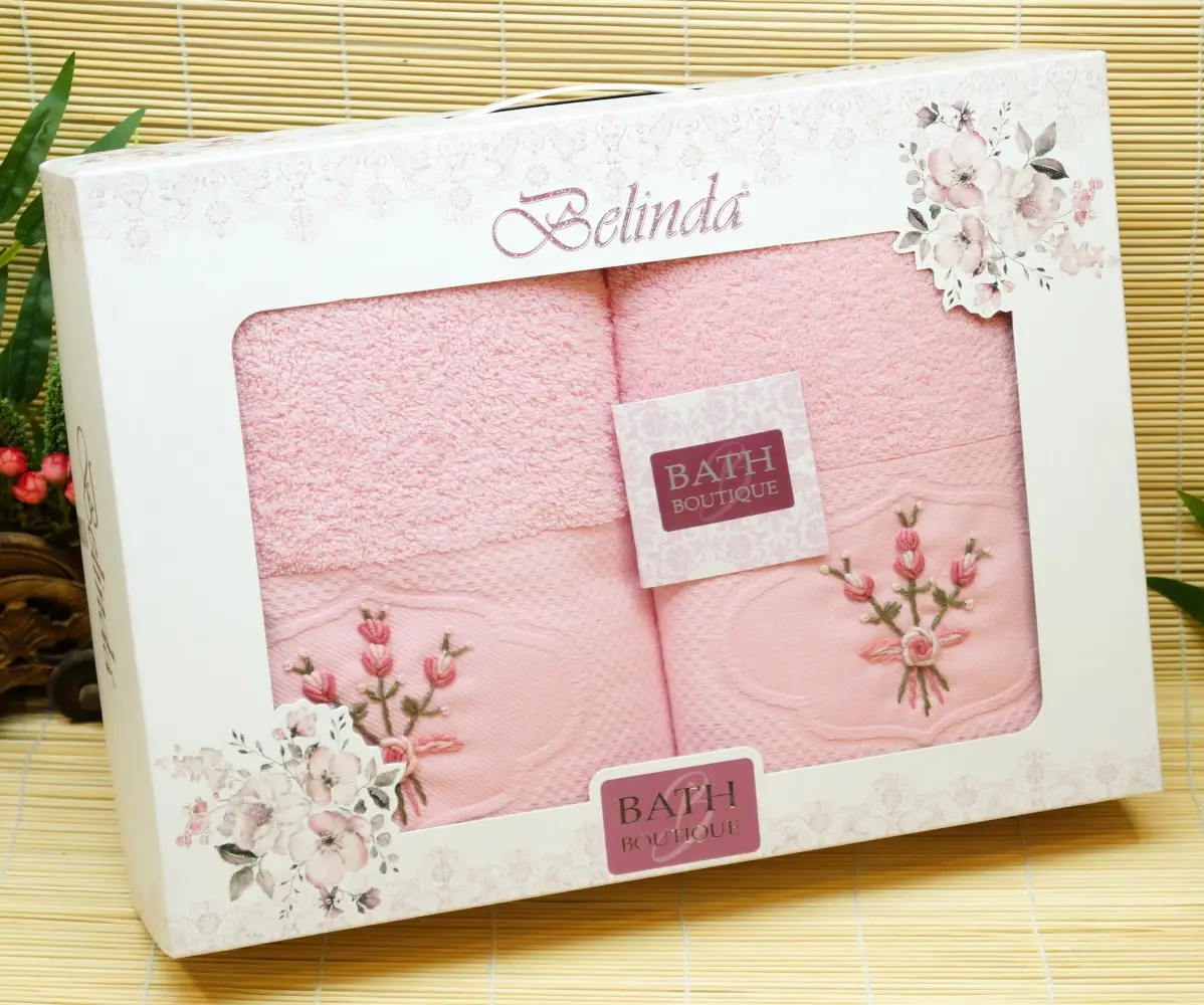 Набор Махровых Полотенец 70x140 + 50x90 см. 2 шт/уп. BOUTIQUE - Belinda Набор Махровых Полотенец 70x140 + 50x90 см. 2 шт/уп. BOUTIQUE - Belinda