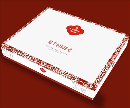 Комплект Постельного Белья Евро 2 сп. Ранфорс Ethnic Ranforce - cotton box Оптом Турция