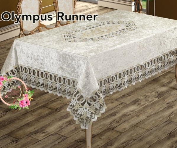 Скатерть Olympus Runner 160x350 см Liyon ve Villur Masa Ortusu - Zelal Оптом Турция