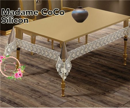 Скатерть Madame Coco Silicon 140x180 см Silicon Sifat - Zelal