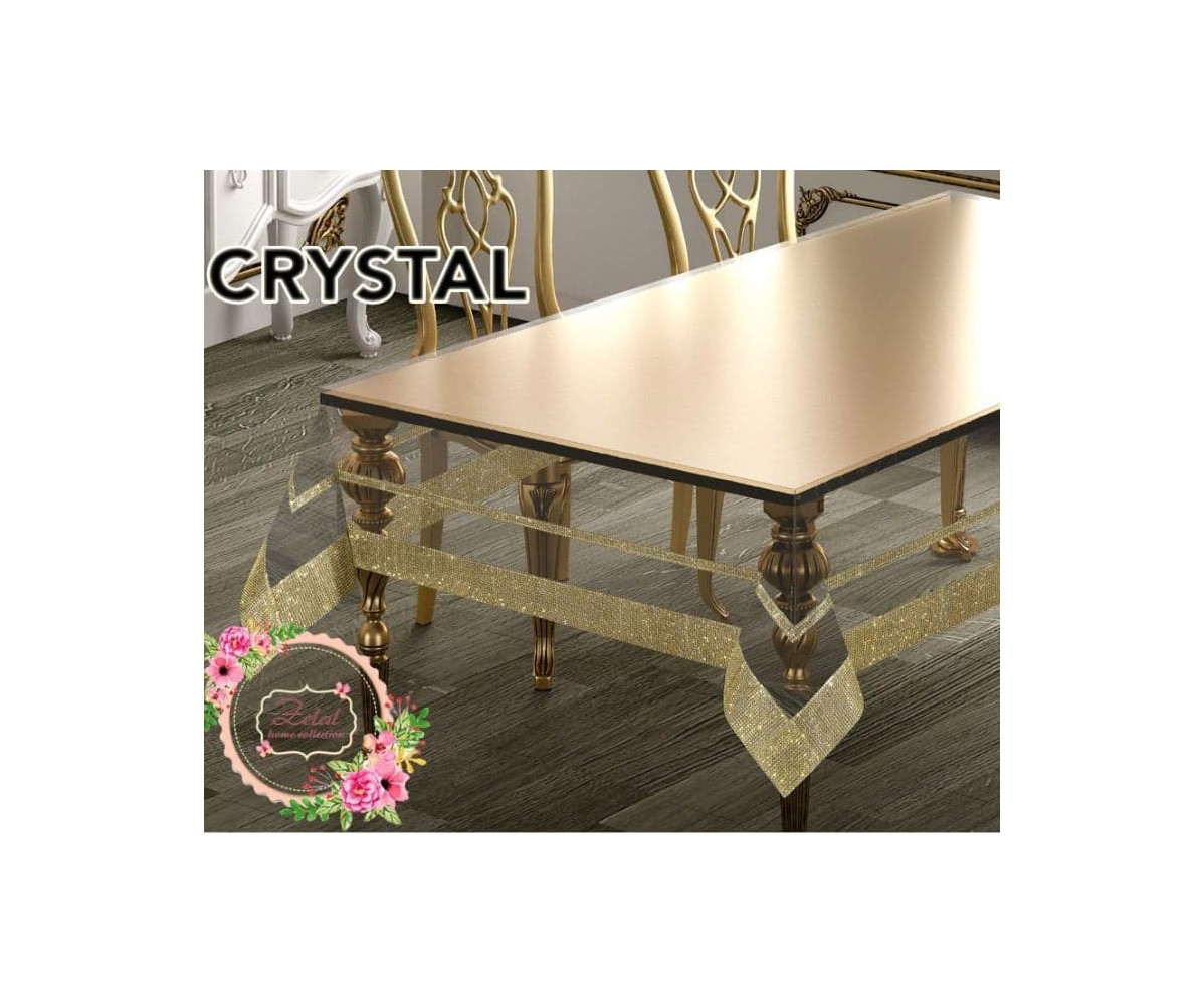 Скатерть Crystal 160x400 см Silicon Sifat - Zelal
