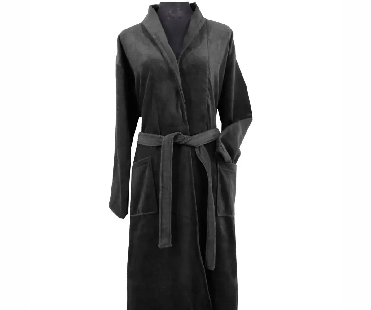Махровый Халат S/M Unisex Basic Antrasit Bornoz - Ephemeris Махровый Халат S/M Unisex Basic Antrasit Bornoz - Ephemeris