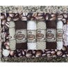 30x50 см 6 шт/уп Махровыe Полотенца с Вышивкой Vevien Coffee - ByTem Оптом Турция
