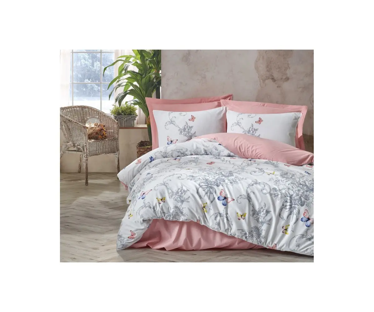 1 сп. Комплект Постельного Белья Ранфорс MODE LINE Lucca Mavi cotton box 1 сп. Комплект Постельного Белья Ранфорс MODE LINE Lucca Mavi cotton box