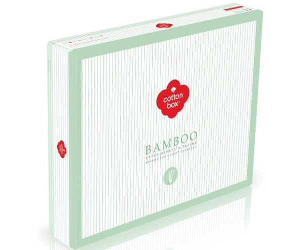 Комплект Постельного Белья Евро 2 сп. Bamboo Saten - cotton box Оптом Турция