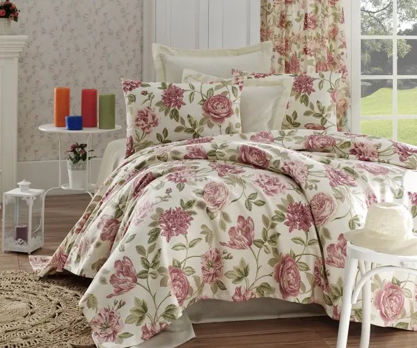 ✅2 сп. Покрывало 200x230 см Doğal Pike Baskılı Battal 220x230cm Care Pembe Оптом Турция Фабрика ✅Текстиль для Дома Оптом Турция.