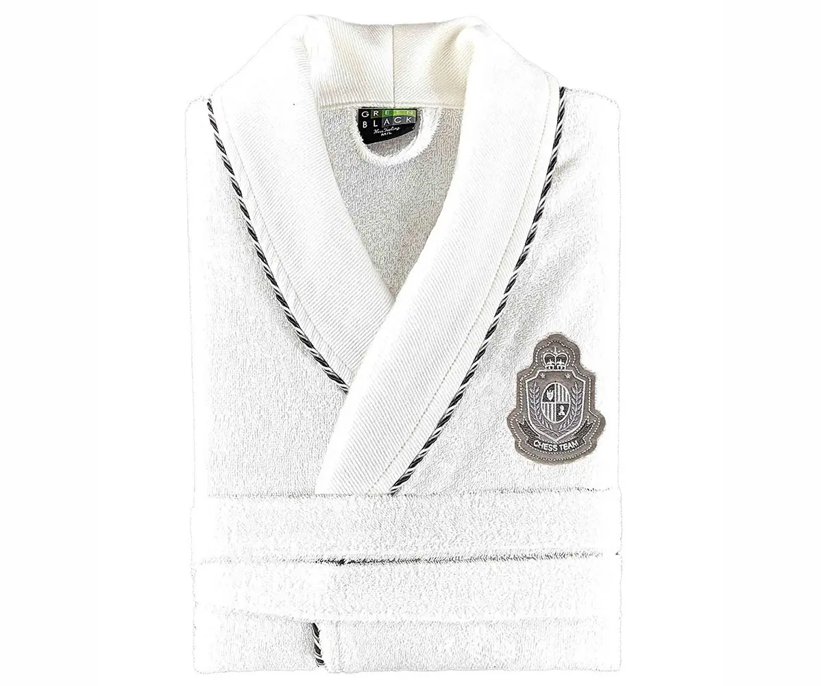 Халат Велюровый Мужской (M) Kumsal Bej Bay Bornoz Medium - Green Black Халат Велюровый Мужской (M) Kumsal Bej Bay Bornoz Medium - Green Black
