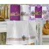 Nilteks 321 3x57 3 LÜ MİMOZA  2 PEÇETE 1 HAVLU LAVANTA Набор Полотенец Махровый с Вафельным 50x70 см 3 шт/уп MİMOSA LAVENDER ...