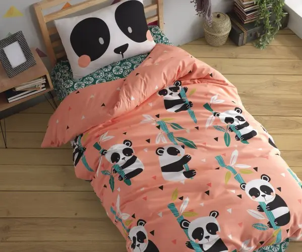✅1 сп. Комплект Постельного Белья Cotton Nevresim Takımı Tek Kişilik Panida Pembe Оптом Турция Фабрика ✅Текстиль для Дома Оптом 