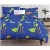 Ep-027843 1 сп. Пододеяльник с Наволочкой 140x200 см Kids Only Dinolar Lacivert Фабрика Купить Оптом Турция