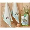 Nilteks 103 2x57 2 PCS QUALİTY OLİVE Полотенца вафельные с вышивкой 50x70 см 2 шт/уп 2 PCS QUALİTY OLİVE Фабрика Купить Оптом...