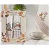 Nilteks 105 2x57 2 PCS QUALİTY BREAD Полотенца вафельные с вышивкой 50x70 см 2 шт/уп 2 PCS QUALİTY BREAD Фабрика Купить Оптом...