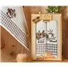 Nilteks 105 2x57 2 PCS QUALİTY BREAD Полотенца вафельные с вышивкой 50x70 см 2 шт/уп 2 PCS QUALİTY BREAD Фабрика Купить Оптом...