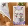 Nilteks 106 2x57 2 PCS QUALİTY LAVENDER Полотенца вафельные с вышивкой 50x70 см 2 шт/уп 2 PCS QUALİTY LAVENDER Фабрика Купить...