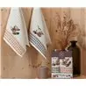 Nilteks 107 2x35 2 PCS QUALİTY COFFEE Полотенца вафельные с вышивкой 35x50 см 2 шт/уп 2 PCS QUALİTY COFFEE Фабрика Купить Опт...