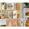 Nilteks 3x46 LÜX VIP BREAD Полотенца вафельные с вышивкой 40x60 см 3 шт/уп 3-LÜ LÜX VIP BREAD Фабрика Купить Оптом Турция