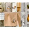 Nilteks 3x46 LÜX VIP BREAD Полотенца вафельные с вышивкой 40x60 см 3 шт/уп 3-LÜ LÜX VIP BREAD Фабрика Купить Оптом Турция