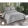 Hul Yat2 NEW SERIES NIL 2 сп. Жаккардовое Покрывало 240x260 см с Наволочками 2 шт NEW SERİES Фабрика Купить Оптом Турция