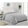 Nil F007 Tek DRIED GRAY Покрывало Вафельные 160x230 см SINGLE SIZE FRINGED PIQUE GRAY LaRita Фабрика Купить Оптом Турция