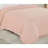 Nil F003 Tek SOMON Покрывало Вафельные 160x230 см SINGLE SIZE FRINGED PIQUE SOMON LaRita Фабрика Купить Оптом Турция