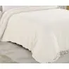 Nil F004 Cift CREAM Покрывало Вафельные 220x240 см DOUBLE SIZE FRINGED PIQUE CREAM LaRita Фабрика Купить Оптом Турция