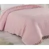Nil F005 Tek DRIED ROSE Покрывало Вафельные 160x230 см SINGLE SIZE FRINGED PIQUE DRIED ROSE LaRita Фабрика Купить Оптом Турция
