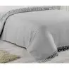 Nil F007 Tek DRIED GRAY Покрывало Вафельные 160x230 см SINGLE SIZE FRINGED PIQUE GRAY LaRita Фабрика Купить Оптом Турция