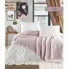 Nilteks SPT001 Летнее Постельное Белье с Вафельным Покрывалом ЕВРО 2 сп. SOFT BEDCOVER SET LİLAC Фабрика Купить Оптом Турция