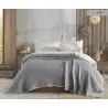 Nilteks 7F001 Gri 7-Слойгое МУСЛИНОВОЕ ПОКРЫВАЛО 230x240 см 7 LAYER MUSLIN BED COVER GRAY Фабрика Купить Оптом Турция