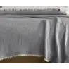 Nilteks 7F001 Gri 7-Слойгое МУСЛИНОВОЕ ПОКРЫВАЛО 230x240 см 7 LAYER MUSLIN BED COVER GRAY Фабрика Купить Оптом Турция