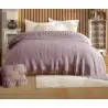 Nilteks S001 LILA МЯГКОЕ ПИКЕ Покрывало с Бахромой 200x220 см SOFT FRİNGED PİQUE LILA Фабрика Купить Оптом Турция