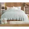 Nilteks S002 Yesil МЯГКОЕ ПИКЕ Покрывало с Бахромой 200x220 см SOFT FRİNGED PİQUE GREEN Фабрика Купить Оптом Турция