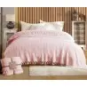 Nilteks S003 Pembe МЯГКОЕ ПИКЕ Покрывало с Бахромой 200x220 см SOFT FRİNGED PİQUE PINK Фабрика Купить Оптом Турция