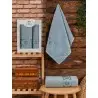 TDp 2x57 Moss Mavi Подарочный Махровый Набор Полотенец 2 шт/уп. 70x140 см + 50x90 см TWO DOLPHINS Фабрика Купить Оптом Турция