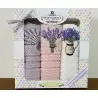Nilteks 366 3x35 3 LÜ HAVLU SİMLİ BOX LAVENDER Набор Полотенец Махровыe 30x50 см 3 шт/уп TERRY TOWEL CORRUGATED BOX LAVENDER ...