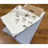 Nilteks 531 2x46 2 Lİ MUSLIN GRAY МУСЛИНОВЫЕ Полотенца Кухонные Салфетки 40x60 см 2 шт/уп 2 PCS HANGER MUSLIN TOWELS GRAY Фаб...