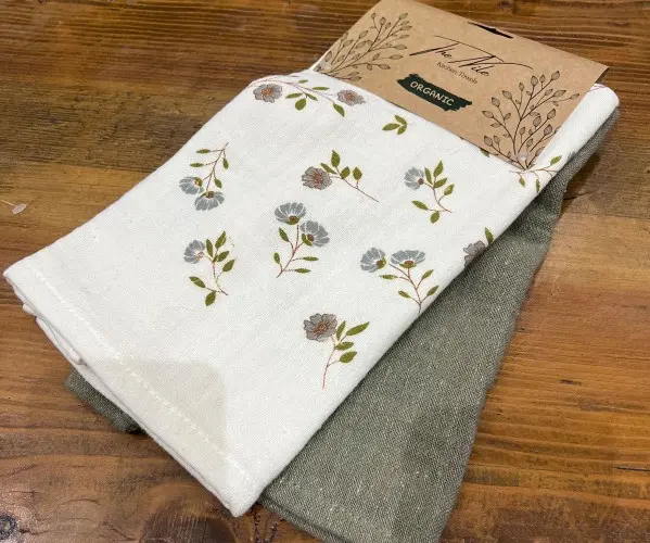 ✅МУСЛИНОВЫЕ Полотенца Кухонные Салфетки 40x60 см 2 шт/уп 2 PCS HANGER MUSLIN TOWELS GREEN Оптом Турция Фабрика ✅Текстиль для Дом
