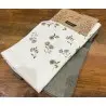Nilteks 533 2x46 2 Lİ MUSLIN GREEN МУСЛИНОВЫЕ Полотенца Кухонные Салфетки 40x60 см 2 шт/уп 2 PCS HANGER MUSLIN TOWELS GREEN Ф...