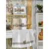 Nilteks 317 3x57 3 LÜ MİMOZA  2 PEÇETE 1 HAVLU KAHVE Набор Полотенец Махровый с Вафельным 50x70 см 3 шт/уп MİMOSA COFFEE Фабр...