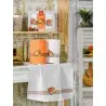 Nilteks 316 3x57 3 LÜ MİMOZA  2 PEÇETE 1 HAVLU PORTAKAL Набор Полотенец Махровый с Вафельным 50x70 см 3 шт/уп MİMOSA ORANGE Ф...