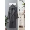 Ep-300811 Халат L/XL с Капюшоном Doğa Antrasit Фабрика Купить Оптом Турция