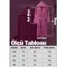 Ep-300823 Халат L/XL с Капюшоном Doğa Mürdüm Фабрика Купить Оптом Турция