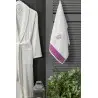 Ep-300837 Набор Халат L/XL + Полотенце 45x85см с Вышевкой Cora Bayan Krem L/XL+45x85cm Фабрика Купить Оптом Турция