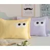 Ep-300192 Hаволочки 2 шт 50x70 см 2li Yastık Kılıfı Oxf. Funny Sarı-Lila Фабрика Купить Оптом Турция