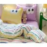 Ep-300192 Hаволочки 2 шт 50x70 см 2li Yastık Kılıfı Oxf. Funny Sarı-Lila Фабрика Купить Оптом Турция