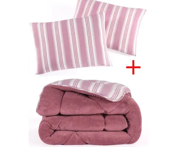 ✅195x215 см Покрывало Стеганое с 2-я Наволочками Soft Line Bordo Оптом Турция Фабрика ✅Текстиль для Дома Оптом Турция.